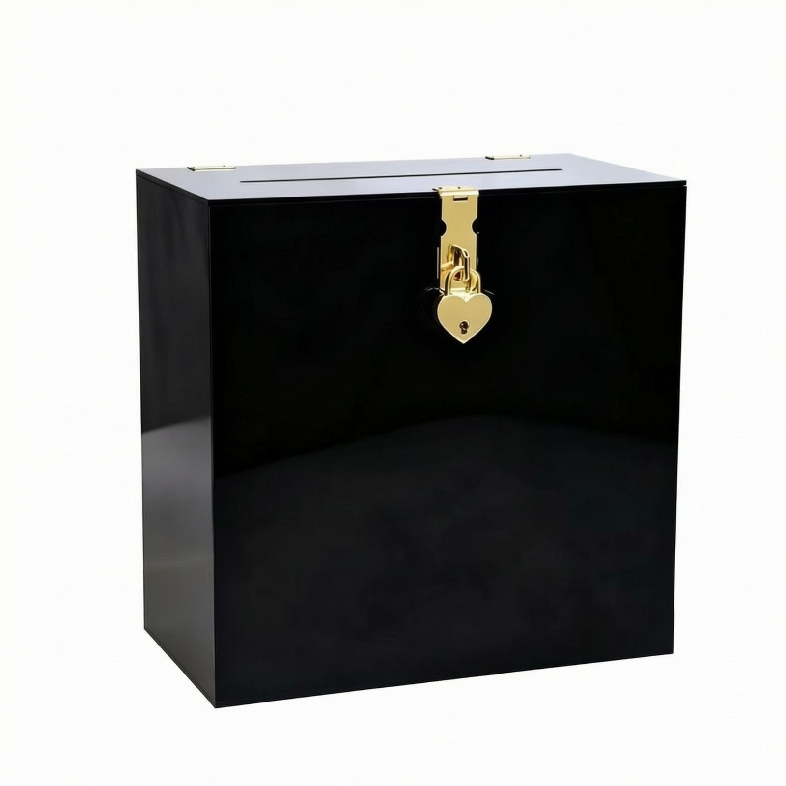 Wedding Card Box - Прозрачная акриловая коробка для хранения свадебных