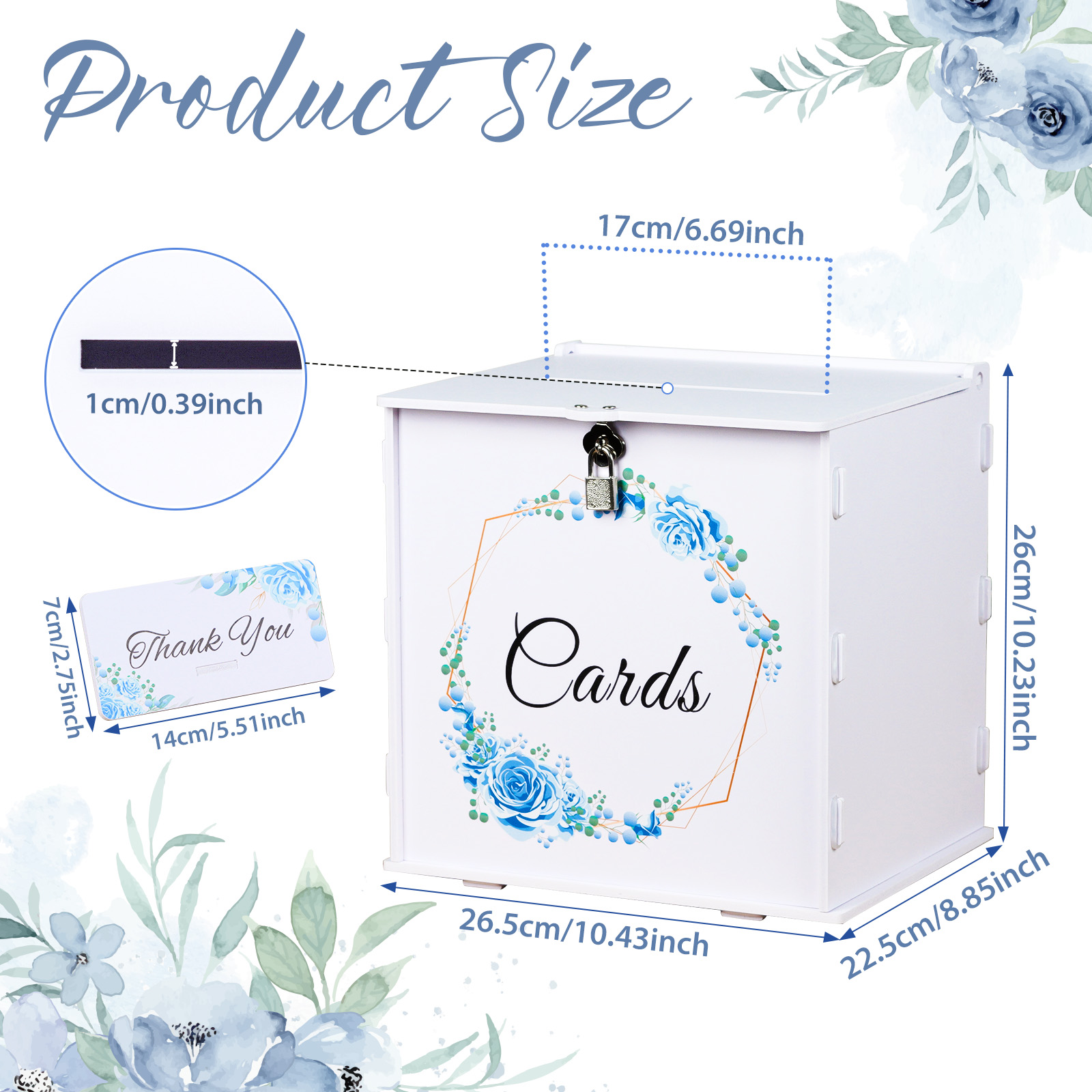 Белая свадебная коробка для от – обзор и цена Wedding Card Box