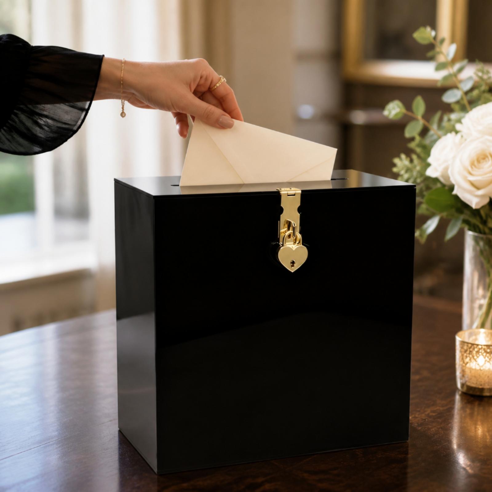 Прозрачная акриловая коробка д – обзор и цена Wedding Card Box