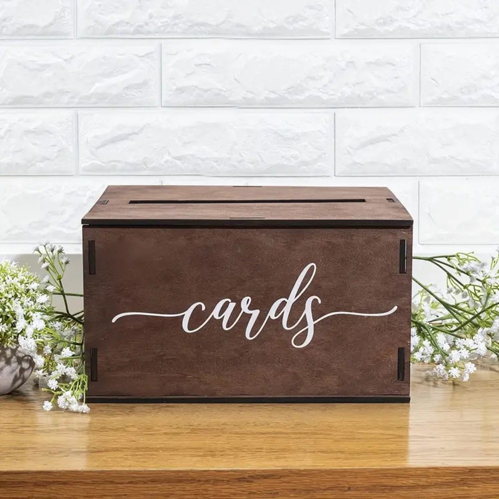 Новая деревянная коробка для с – обзор и цена Wedding Card Box