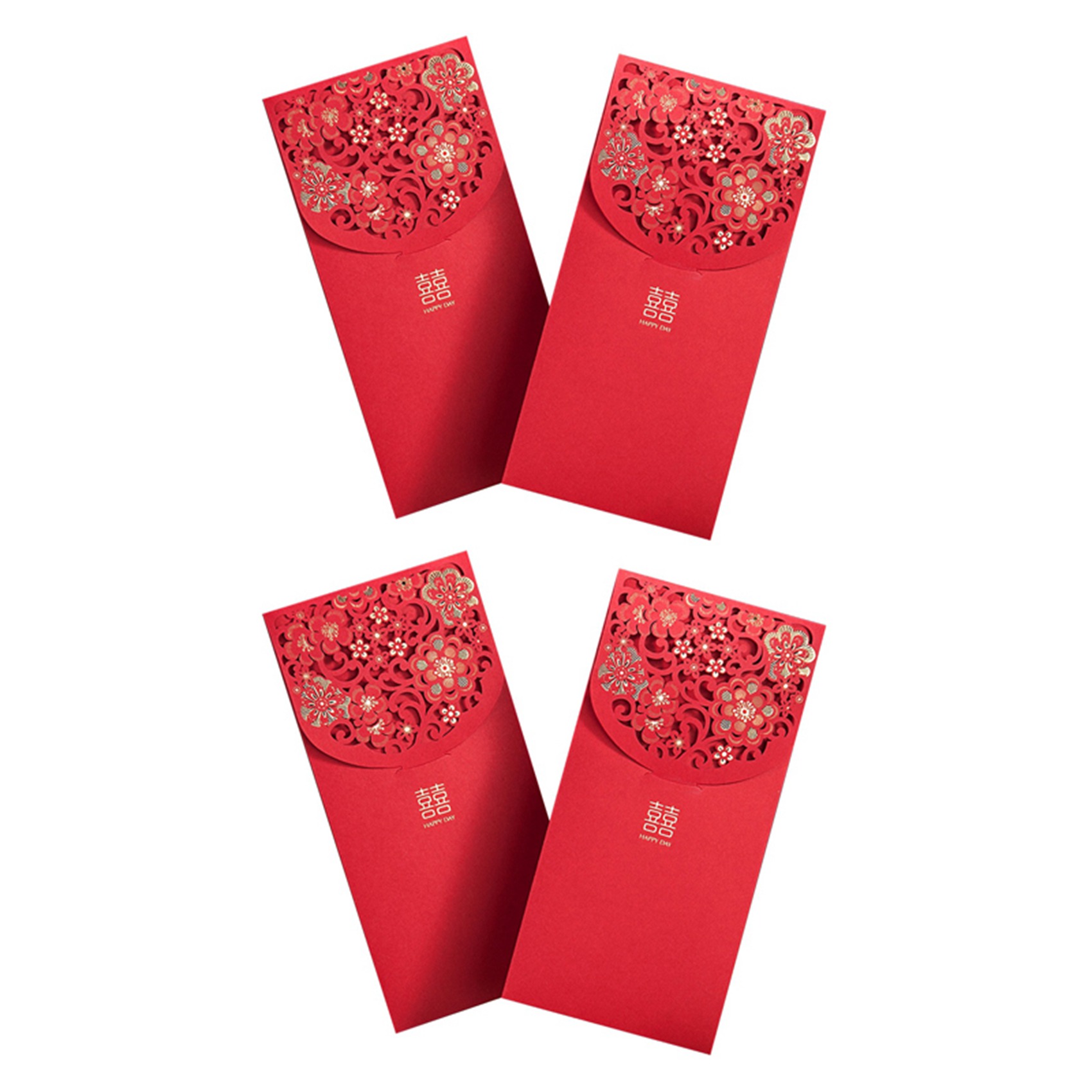 20 шт. китайских красных конве – обзор и цена Wedding Envelopes