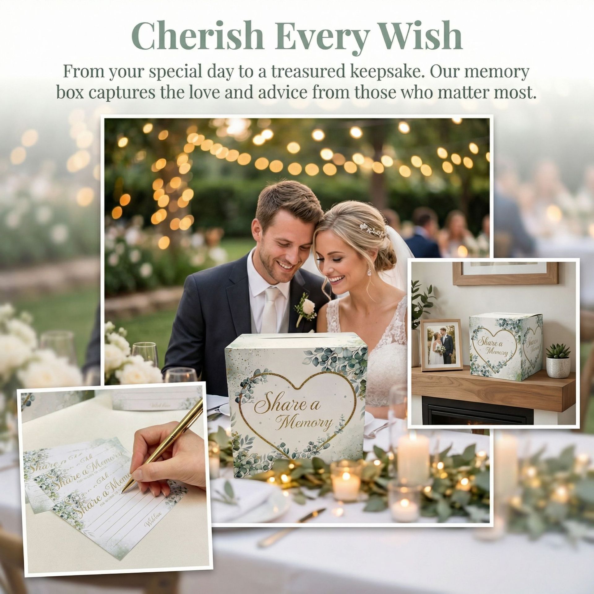 Белая коробка для свадебных от – обзор и цена Wedding Card Box