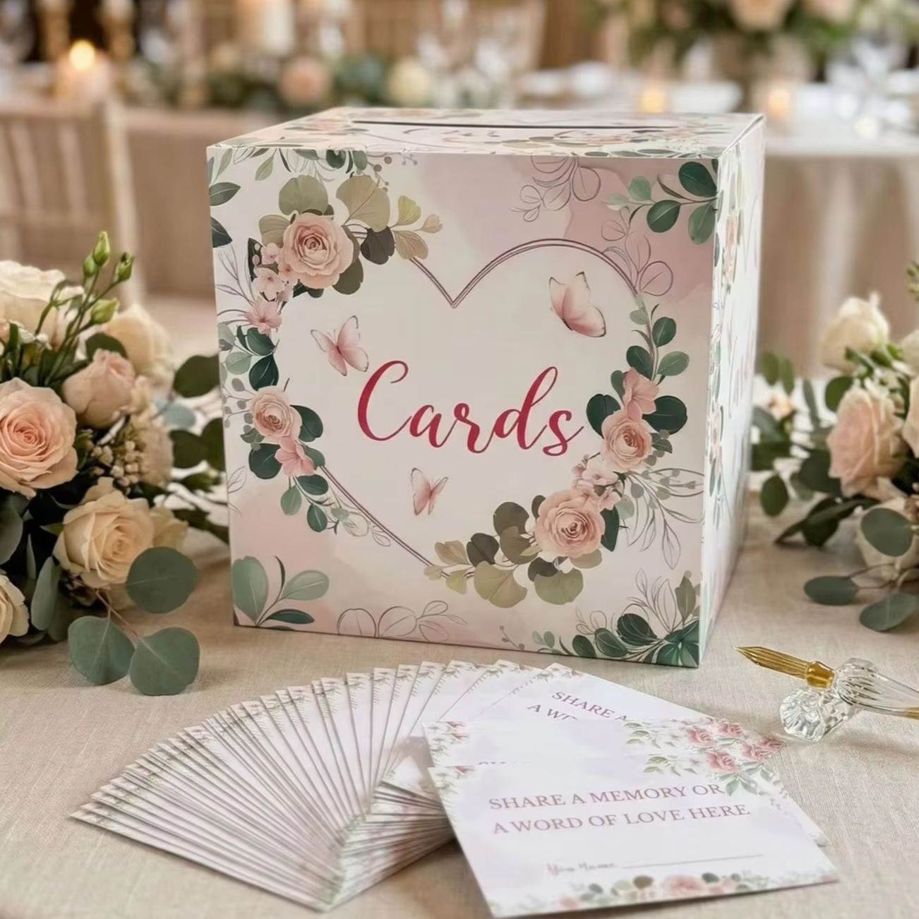 Белая коробка для свадебных от – обзор и цена Wedding Card Box