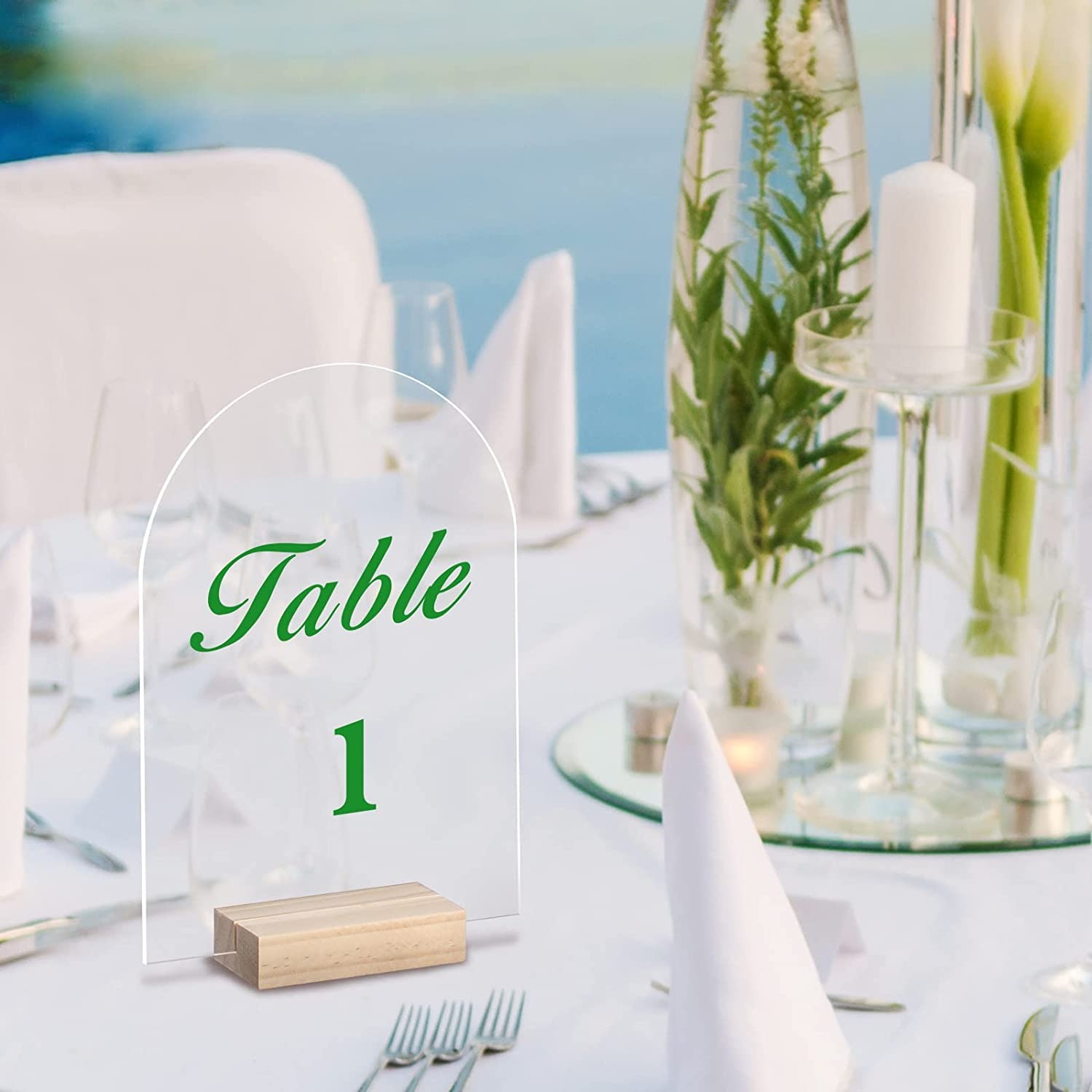 10/20/30/50 шт., Акриловые иск – обзор и цена Table Number Gold