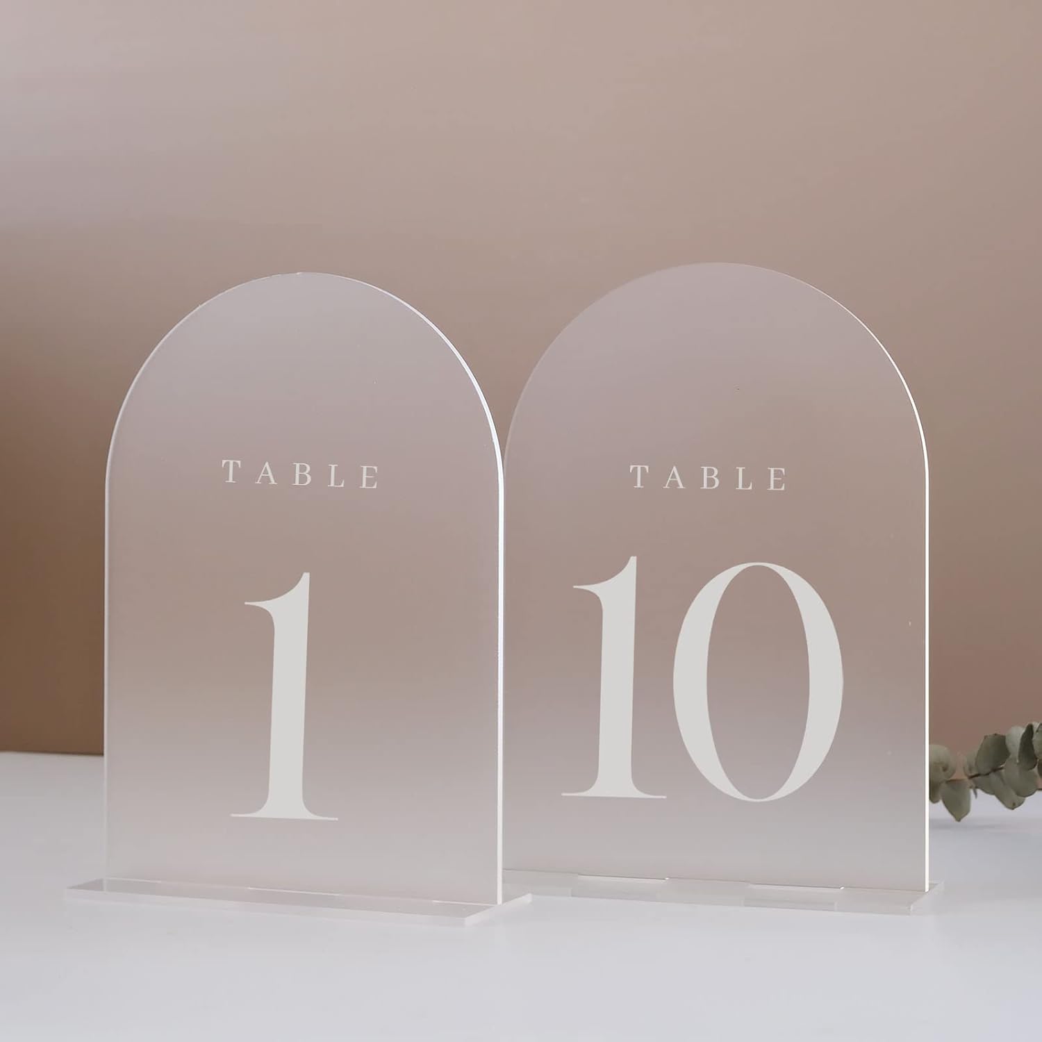 Акриловые номерки для столов с – обзор и цена Table Number Gold