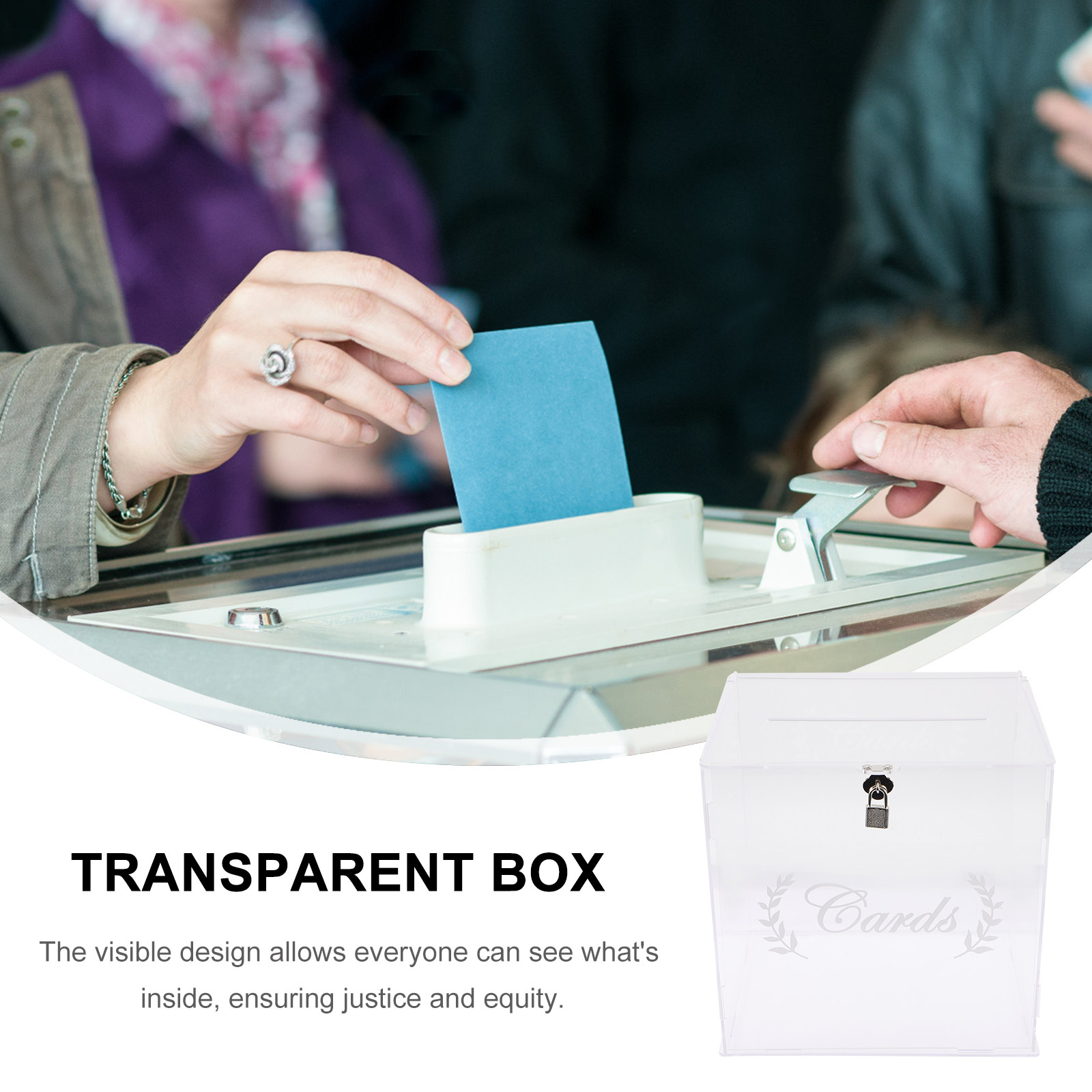 Прозрачная акриловая коробка д – обзор и цена Wedding Card Box