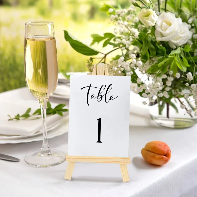 10 шт., деревянная мини-мольбе – обзор и цена Table Number Gold